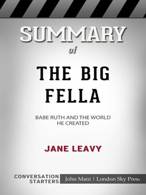 cover image of Summary of the Big Fella
